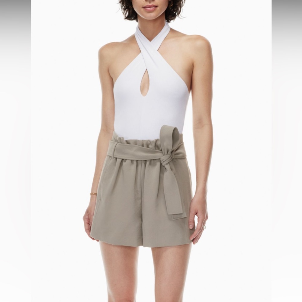 Wilfred Aritzia paperbag shorts